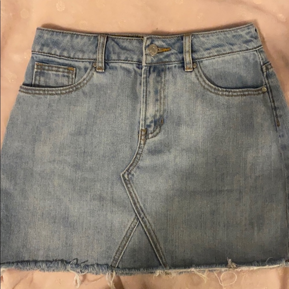 pacsun denim skirt
